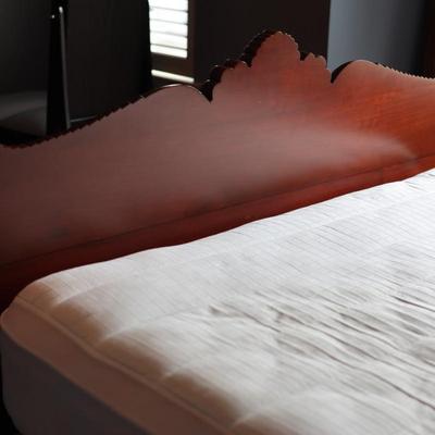 Decorative Wood Double Bed Frame (See Description)