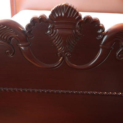 Decorative Wood Double Bed Frame (See Description)