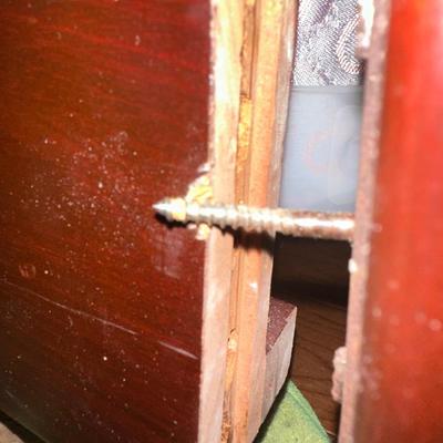 Decorative Wood Double Bed Frame (See Description)