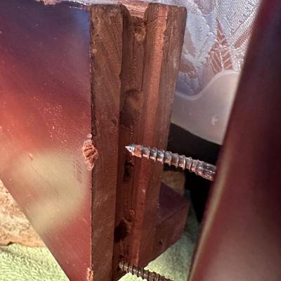 Decorative Wood Double Bed Frame (See Description)