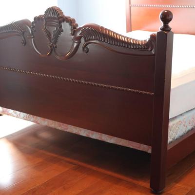 Decorative Wood Double Bed Frame (See Description)
