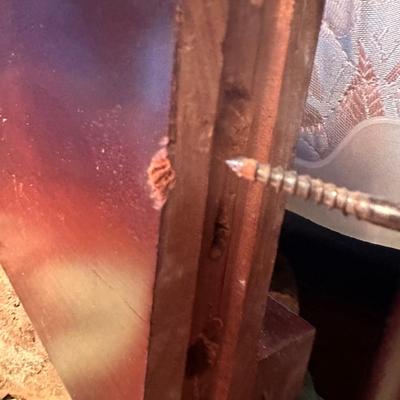 Decorative Wood Double Bed Frame (See Description)