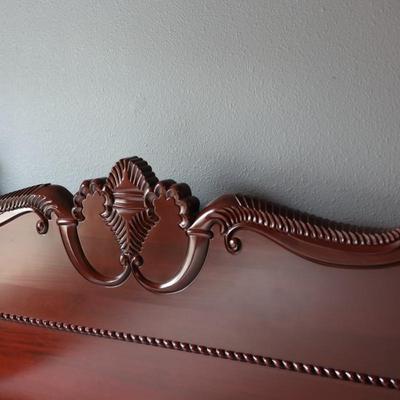 Decorative Wood Double Bed Frame (See Description)