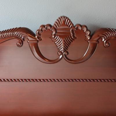 Decorative Wood Double Bed Frame (See Description)