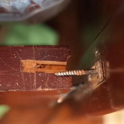 Decorative Wood Double Bed Frame (See Description)