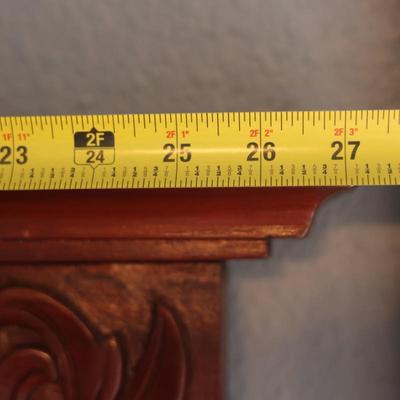 Vertical Decorative Wood Mirror