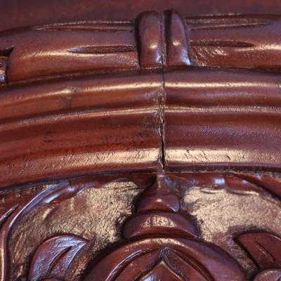 Vertical Decorative Wood Mirror