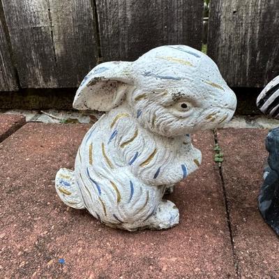 Three Garden Decor Statues