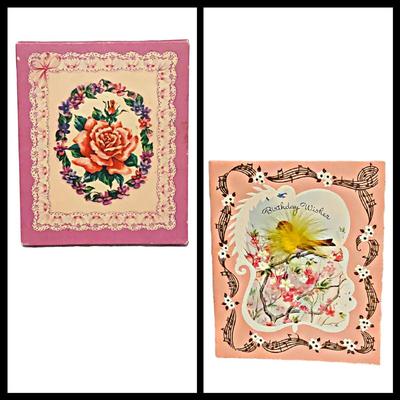 24 Vintage Greeting Cards: An Artistic Card & Beauty Crest All Occasion Cards in Vintage Beauty Crest Box