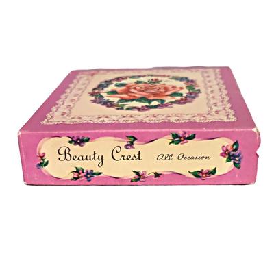 24 Vintage Greeting Cards: An Artistic Card & Beauty Crest All Occasion Cards in Vintage Beauty Crest Box