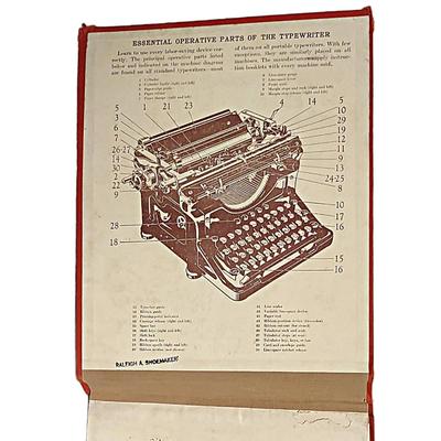 2 Antique Books: The Science of Baseball & Typewriting Techniques