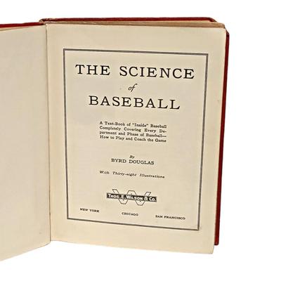 2 Antique Books: The Science of Baseball & Typewriting Techniques