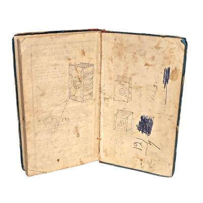 4 Antique Educational Books: Intellectual Arithmatic, Elementary Spelling x 2 & The Normal Mind