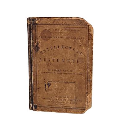 4 Antique Educational Books: Intellectual Arithmatic, Elementary Spelling x 2 & The Normal Mind