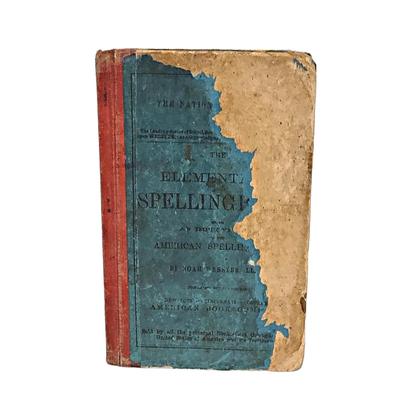 4 Antique Educational Books: Intellectual Arithmatic, Elementary Spelling x 2 & The Normal Mind