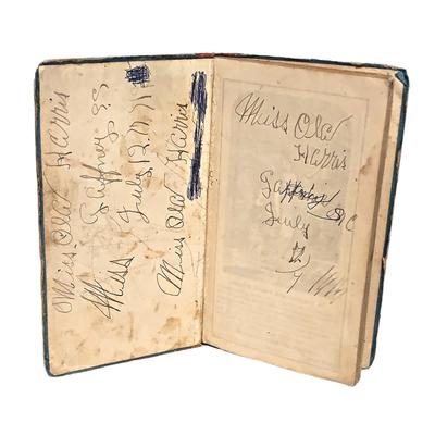 4 Antique Educational Books: Intellectual Arithmatic, Elementary Spelling x 2 & The Normal Mind