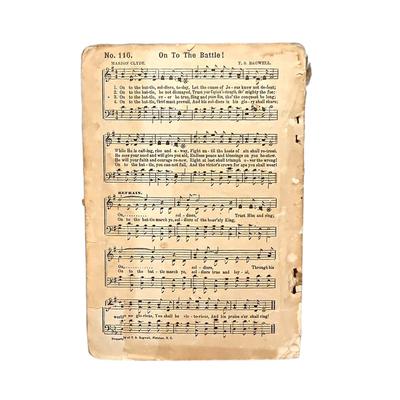 3 Antique Music Books: Glad News #2, Tidings of Victory & Bulletin of new Music