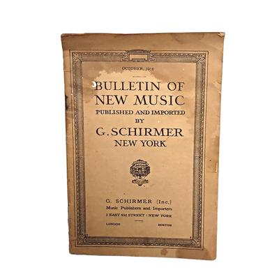 3 Antique Music Books: Glad News #2, Tidings of Victory & Bulletin of new Music