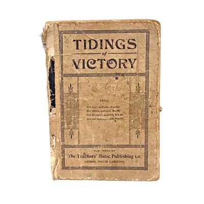 3 Antique Music Books: Glad News #2, Tidings of Victory & Bulletin of new Music