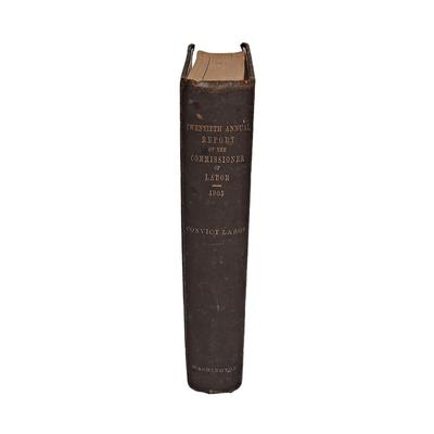 2 Antique Books: Annual Reports of the Bureau of Animal Industry & Annual Report of the Commissioner of Labor