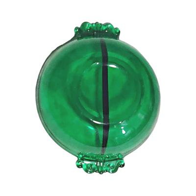 Vintage Paden City Emerald Glo Divided Bowl
