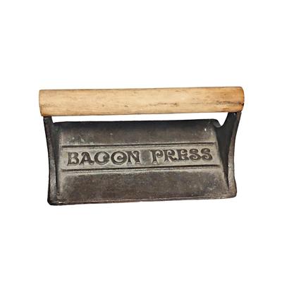 Vintage Cast Iron Bacon Press
