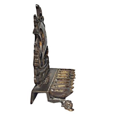 Vintage Bronze Menorrah - One of a Kind!
