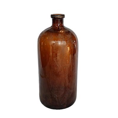 Antique Amber Apothecary Bottle