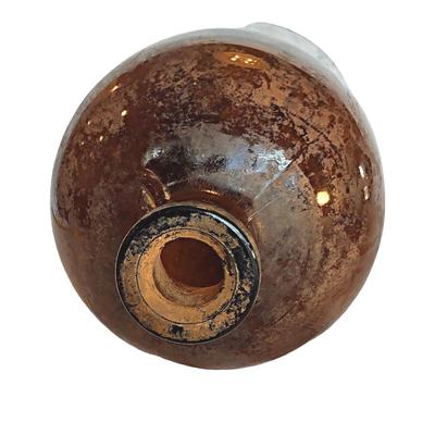 Antique Amber Apothecary Bottle