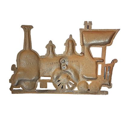 Vintage Sexton Hand Cast Metal Train Walll Hangings