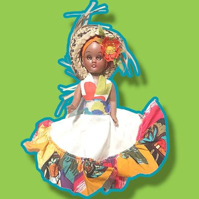 Haitian Native Folk Doll