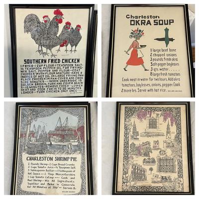 4 Gaillard Originals Southern Theme Prints