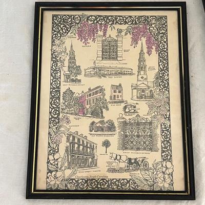 4 Gaillard Originals Southern Theme Prints