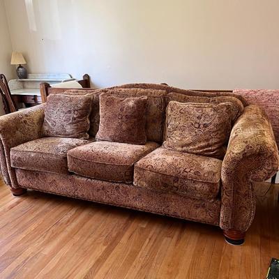 La-Z-Boy Roll Arm Sofa/Couch, Loveseat Set