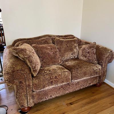 La-Z-Boy Roll Arm Sofa/Couch, Loveseat Set