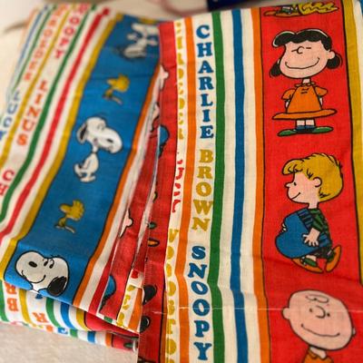 Fun Vintage Lot - Pink Telephone, Art, Snoopy Sheets & More