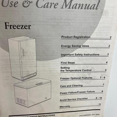 Upright Kenmore Freezer