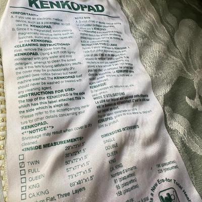 3 Nikken Kenko Magnetic Mattress Topper Pads in Carry Cases