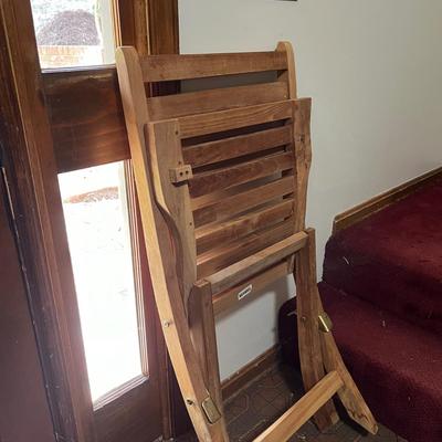 Solid Wood Folding Chair
