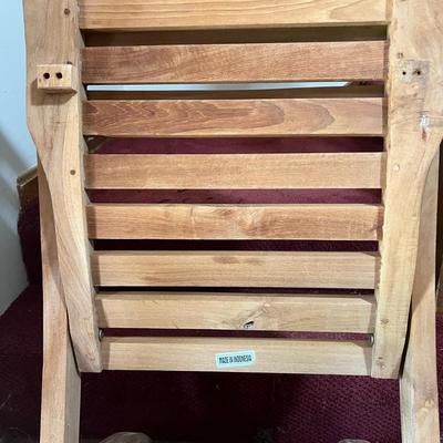 Solid Wood Folding Chair