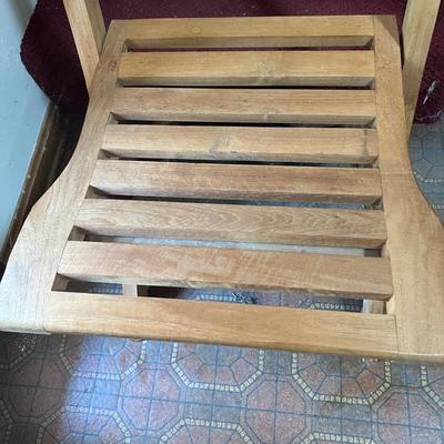 Solid Wood Folding Chair
