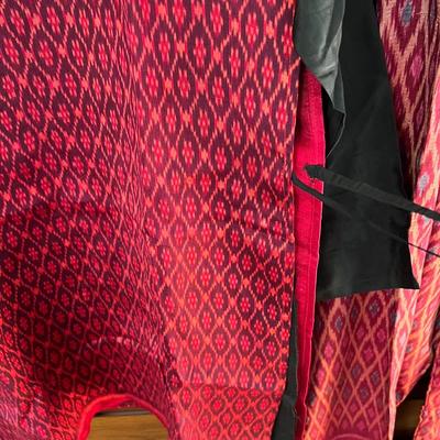 Silk Kurti Top & Tie Waist Pants