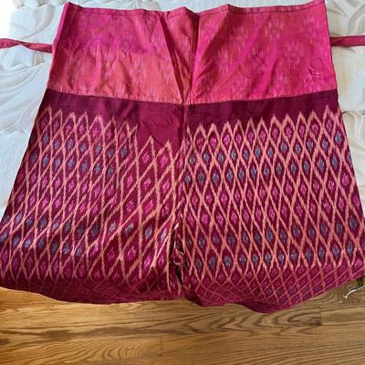 Silk Kurti Top & Tie Waist Pants