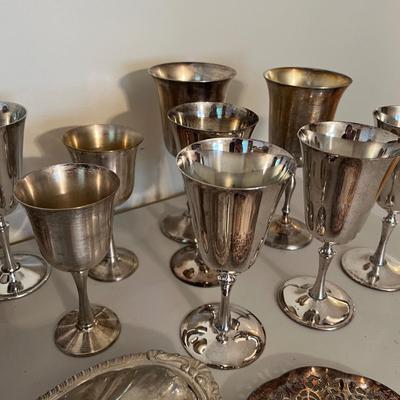 Huge Lot Silver Plated Serving-ware, Dinnerware