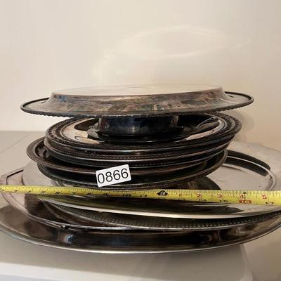 Huge Lot Silver Plated Serving-ware, Dinnerware