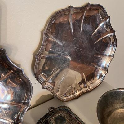 Huge Lot Silver Plated Serving-ware, Dinnerware