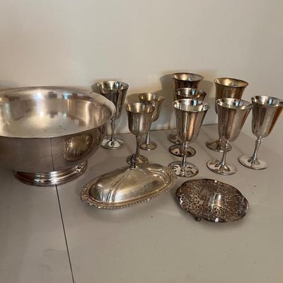 Huge Lot Silver Plated Serving-ware, Dinnerware