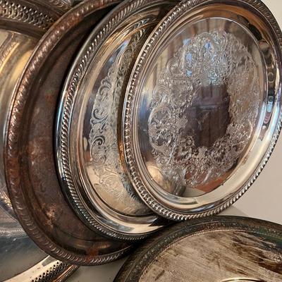 Huge Lot Silver Plated Serving-ware, Dinnerware