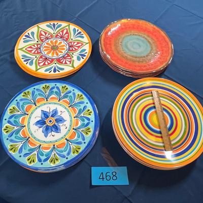 Lot of melamine plates
