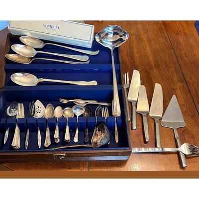 Mixed Silverware Lot - Silver Plated, Halco, Sheffield